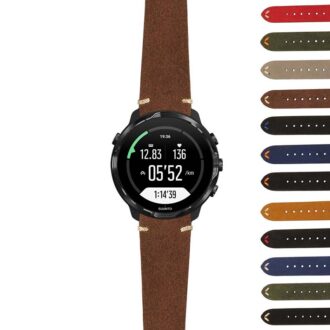 su7.st28 24mm StrapsCo Suede Strap Short Standard Long for Suunto 7