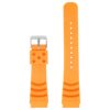 R.sk2.12 Main Orange StrapsCo Silicone Rubber Strap For Seiko DIver 20mm 22mm