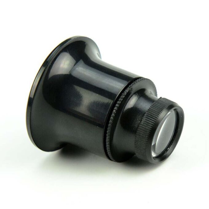 T.lp1.20x Angle StrapsCo Black Watchmakers' Jewelry Loupe Magnifier 5x 10x 15x 20x