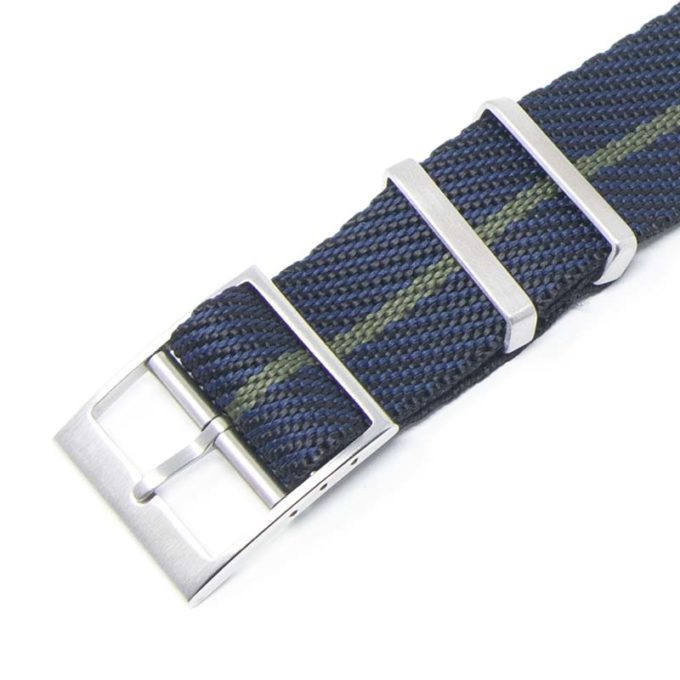 nt5.1.11 Alt Midnight Blue Green StrapsCo Twill Weaved Nylon NATO Watch Band Strap 20mm 22mm
