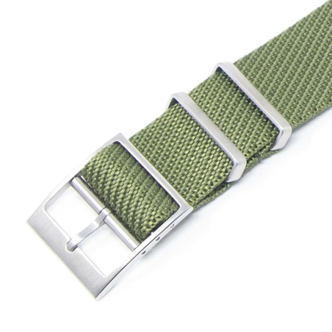 nt5.11 Alt Military Green StrapsCo Twill Weaved Nylon NATO Watch Band Strap 20mm 22mm