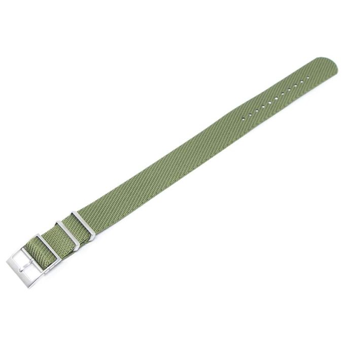 nt5.11 Angle Military Green StrapsCo Twill Weaved Nylon NATO Watch Band Strap 20mm 22mm