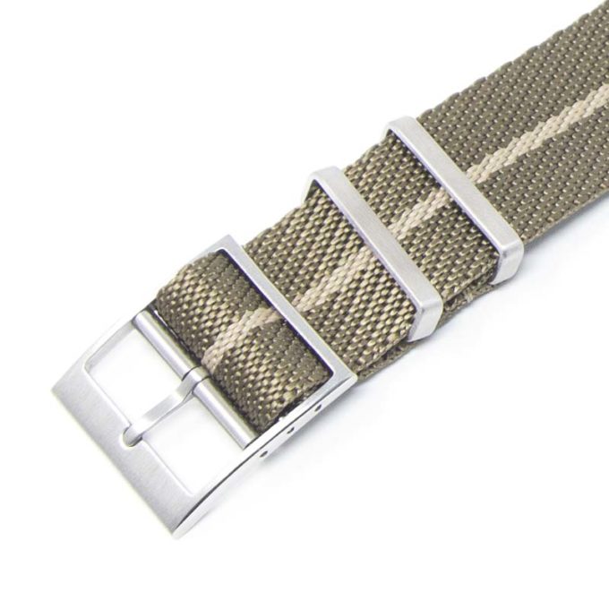 nt5.11.17 Alt Army Stripe StrapsCo Twill Weaved Nylon NATO Watch Band Strap 20mm 22mm