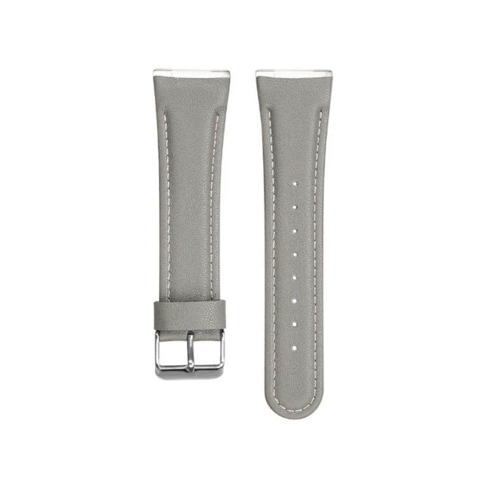 fb.l41.7 Up Grey StrapsCo Leather Watch Band Strap for Fitbit Sense Versa 3