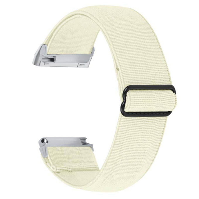 fb.ny23.22 Back White StrapsCo Elastic Nylon Watch Band Strap for Fitbit Versa Versa 2
