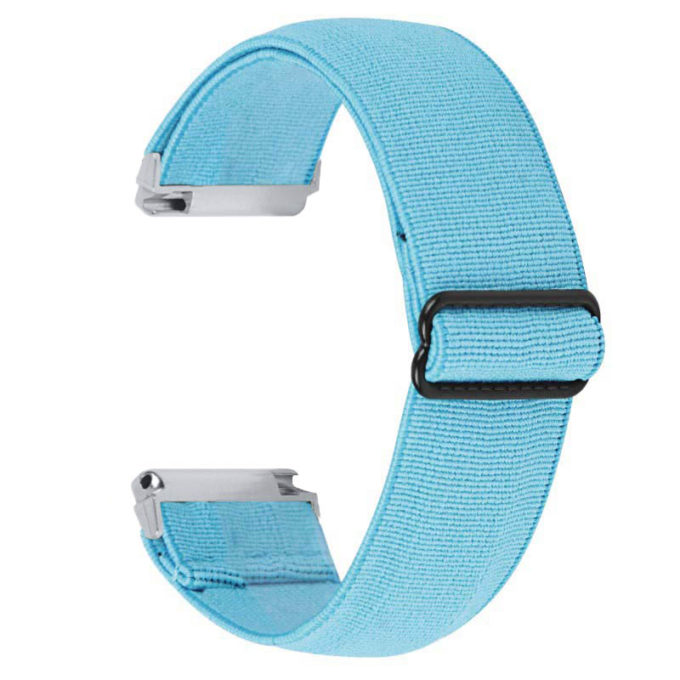 fb.ny23.5a Back Sky Blue StrapsCo Elastic Nylon Watch Band Strap for Fitbit Versa Versa 2
