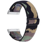fb.ny30.r Back Camo StrapsCo Pattern Elastic Nylon Watch Strap Fitbit Sense Versa 3