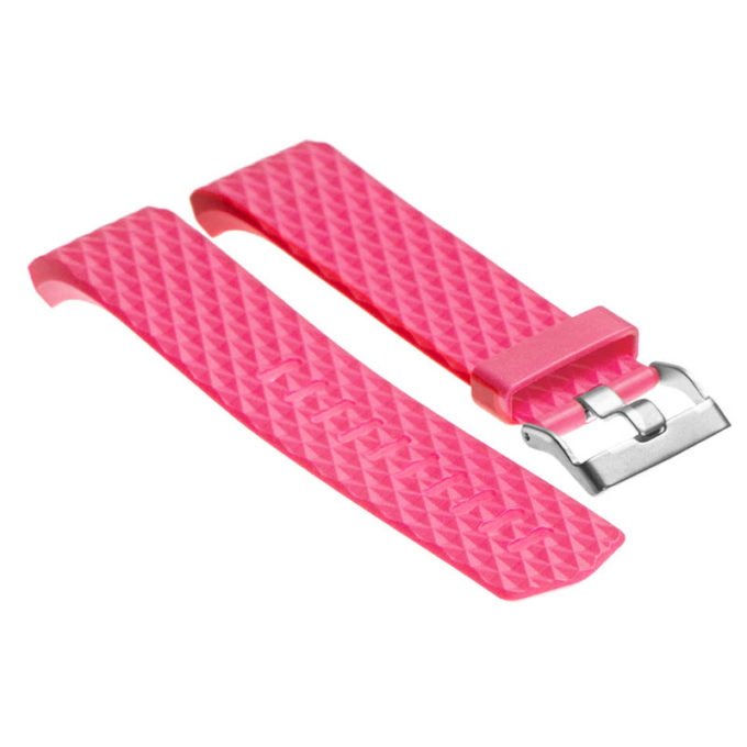 Fb.r14.13a Main Rose Wine StrapsCo Diamond Pattern Silicone Watch Band Strap For Fitbit Charge 2 FINAL