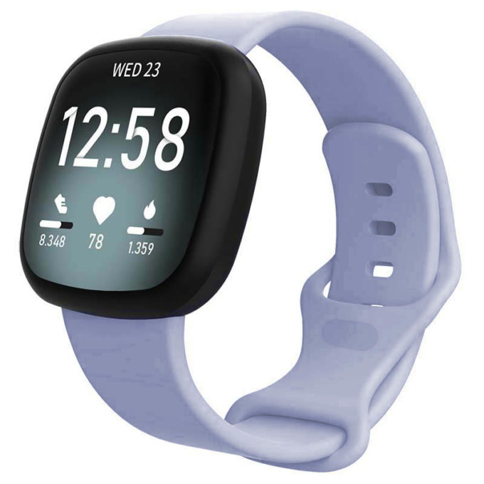 Fb.r59.5b Main Cornflower Blue StrapsCo Silicone Rubber Infinity Watch Band Strap For Fitbit Versa 3 & Fitbit Sense Copy