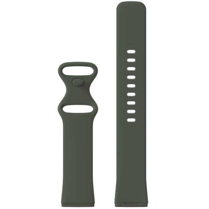 Fb.r59.11 Up Green StrapsCo Silicone Rubber Infinity Watch Band Strap For Fitbit Versa 3 & Fitbit Sense Updated 21 07 21