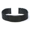 m.bd2 .mb Main Black StrapsCo Stainless Steel Vintage Beads of Rice Bracelet Quick Release Strap 18mm 19mm 20mm 21mm 22mm