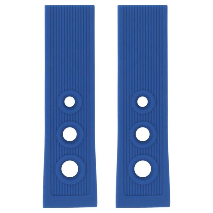 r.brt1 .5 Up Blue StrapsCo Rubber Watch Band Strap for Breitling Navitimer Deployant Clasp