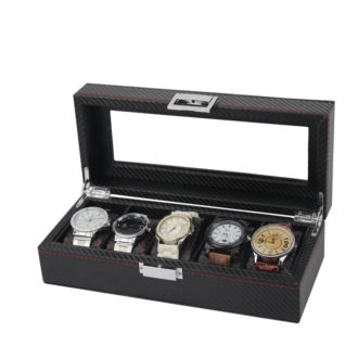 wb6.1.6 Main StrapsCo Carbon Fiber Watch Box for 5 Watches