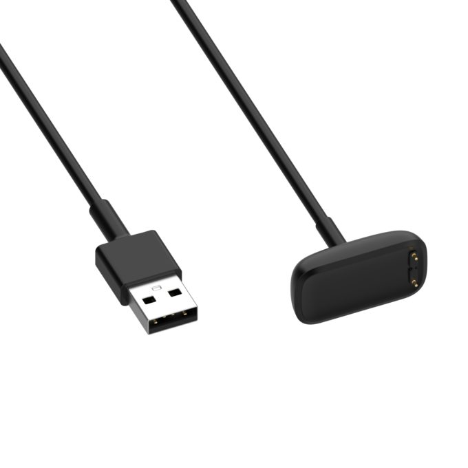 fb.ch22 Alt Black StrapsCo Replacement USB Charger Cable Compatible with Fitbit Luxe