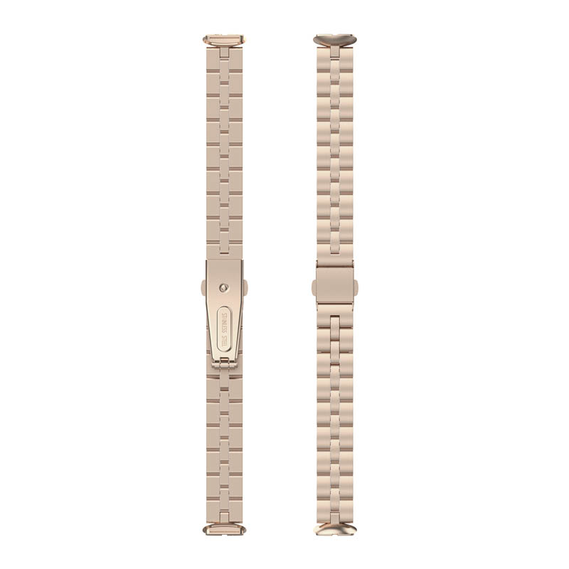 StrapsCo Bracelet de Montre en Cuir Élégant pour Fitbit Luxe 