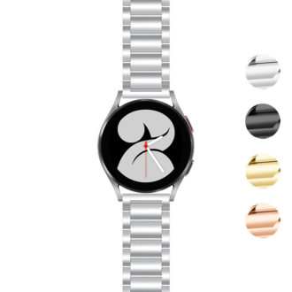 s.gx4 .s.m8 StrapsCo Stainless Steel Bracelet for Samsung Galaxy Watch 4