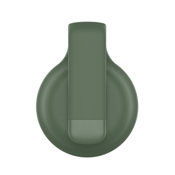 a.at4 .11 Back Army Green StrapsCo Silicone Rubber Clip Apple AirTag Holder Protective Case