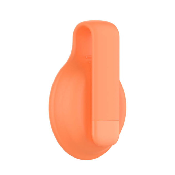 a.at4 .12 Angle Peach StrapsCo Silicone Rubber Clip Apple AirTag Holder Protective Case