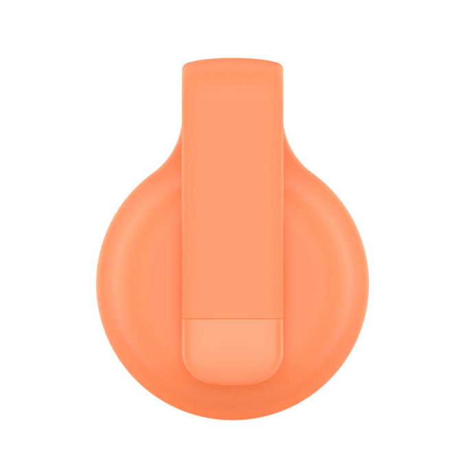 a.at4 .12 Back Peach StrapsCo Silicone Rubber Clip Apple AirTag Holder Protective Case