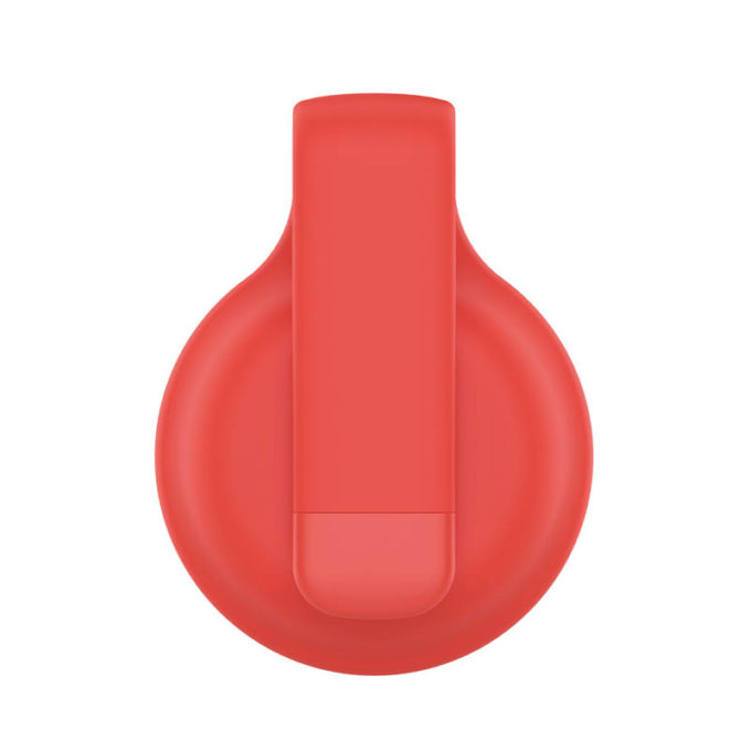 a.at4 .6 Back Red StrapsCo Silicone Rubber Clip Apple AirTag Holder Protective Case