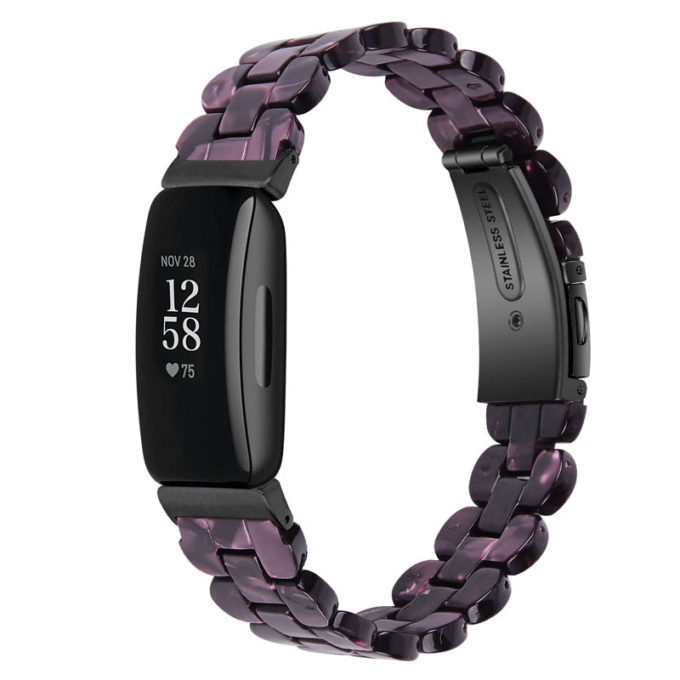 fb.m140.18 Main Purple StrapsCo Resin Band for Fitbit Inpsire 2