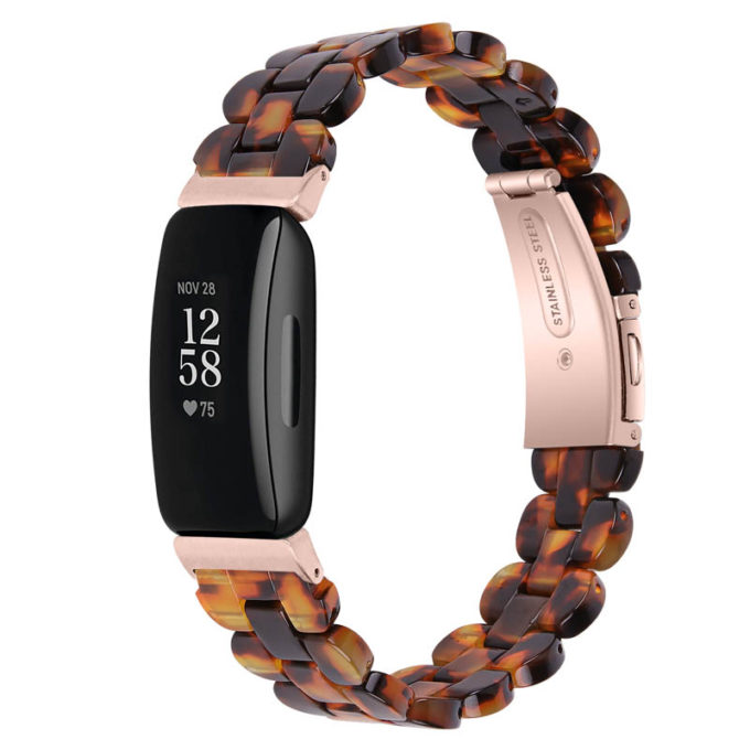 fb.m140.2 Main Brown StrapsCo Resin Band for Fitbit Inpsire 2