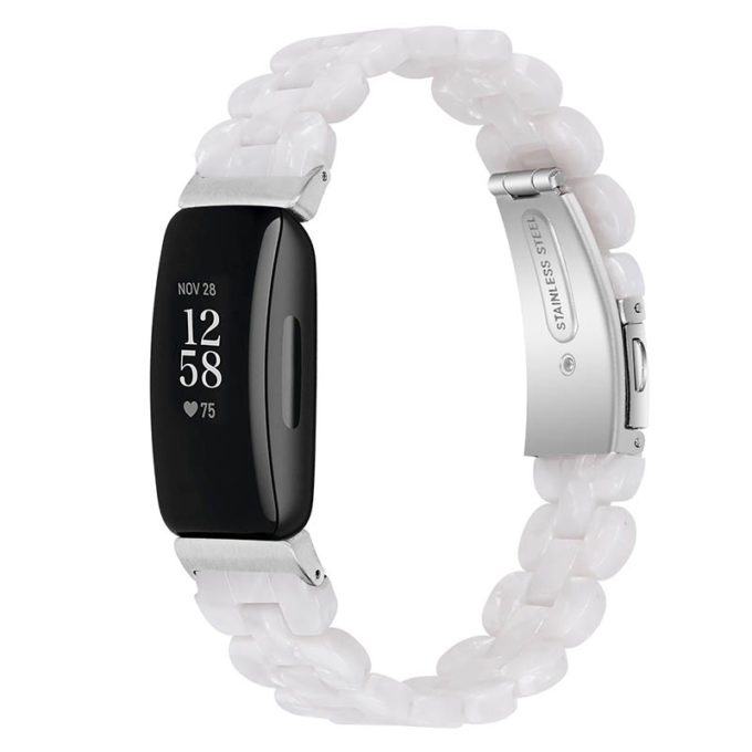 fb.m140.22 Main White StrapsCo Resin Band for Fitbit Inpsire 2