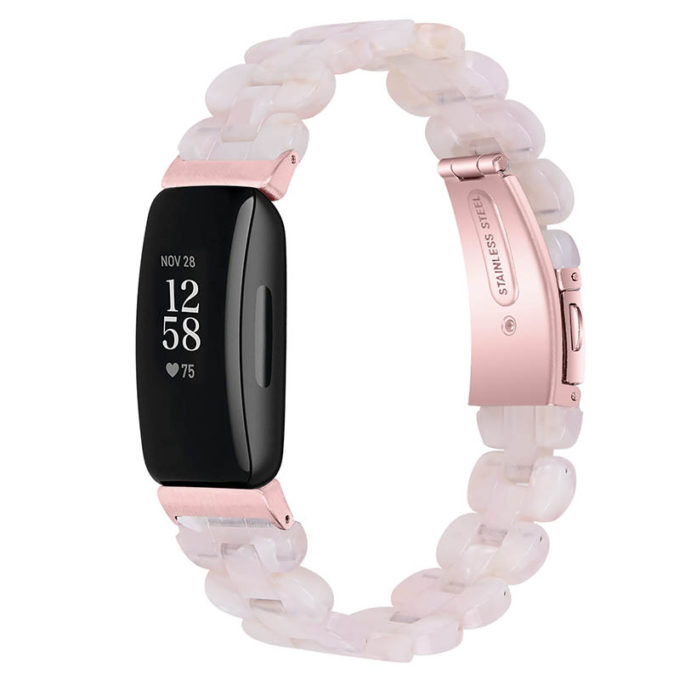 fb.m140.22a Main Crystal StrapsCo Resin Band for Fitbit Inpsire 2