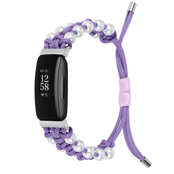 fb.ny34.18 Main Purple StrapsCo Adjustable Bead Strap for Fitbit Inspire 2