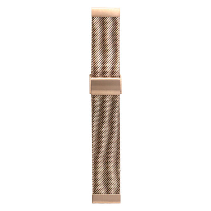 m14.rg Main Rose Gold Quick Release Mesh Band 18mm 20mm 22mm