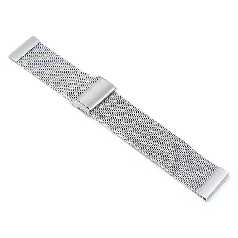 StrapsCo Stainless Steel Milanese Mesh Smart Watch Band - 22mm