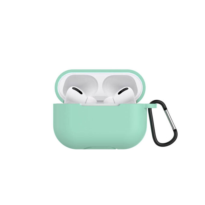 a.ap3 .11b Front Pale Turquoise StrapsCo Silicone Rubber Case Cover for Apple