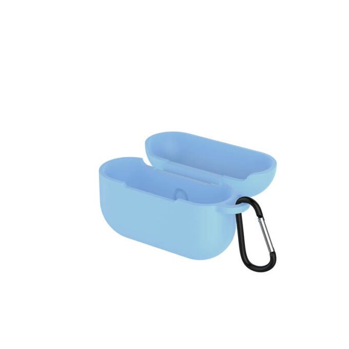 a.ap3 .5a Angle Baby Blue StrapsCo Silicone Rubber Case Cover for Apple AirPod