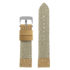ds21.17.bs Main Beige with Brushed Silver Buckle DASSARI Vintage Canvas Strap Distressed Watch Strap Band 20mm 22mm 24mm