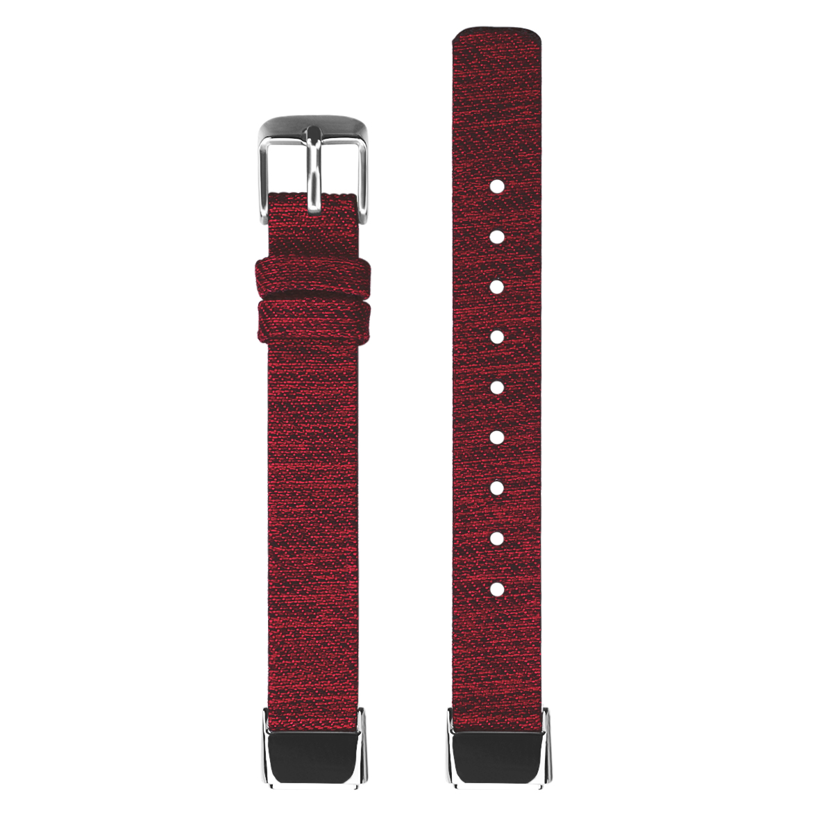 StrapsCo Nylon Canvas Watch Band Strap for Fitbit Luxe Small-Medium Medium-Large