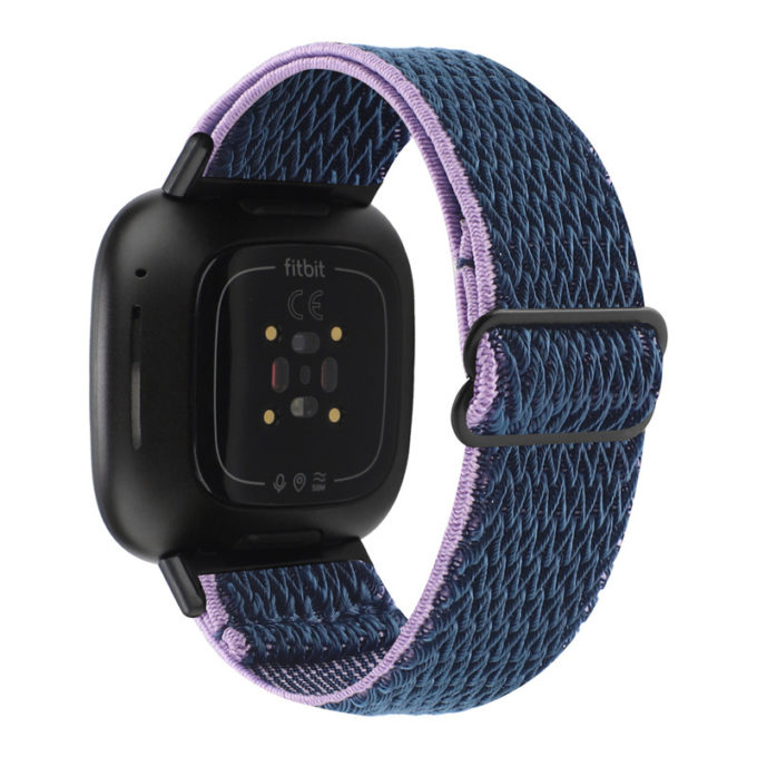 fb.ny41.5.18 Back Blue Purple StrapsCo Nylon Strap for Fitbit Versa 3 Fitbit Sense Ny