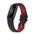 fb.r68.1.6 Main Black Red StrapsCo Perforated Rubber Sport Strap for Fitbit Luxe Silicone