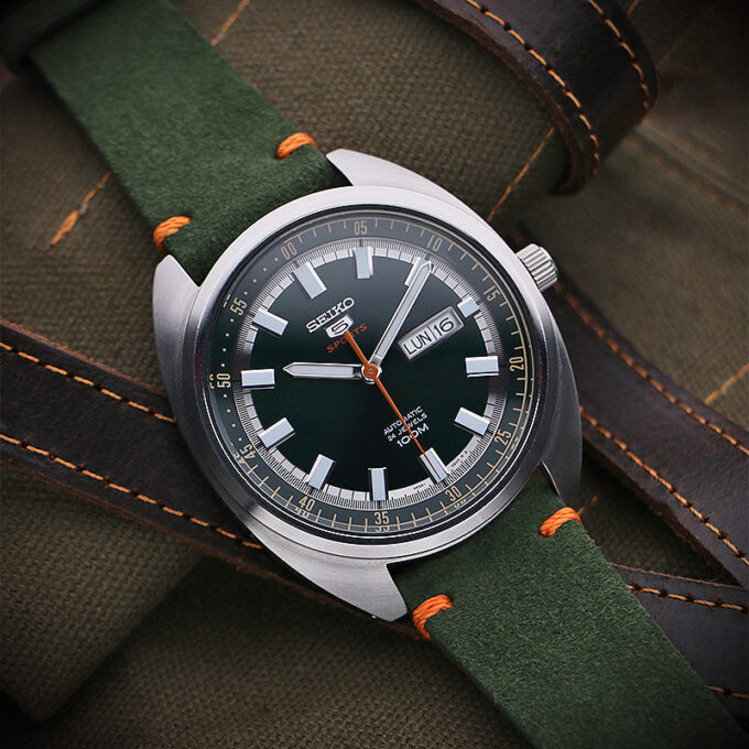 St28 Creative StrapsCo Suede Leather Watch Band Strap
