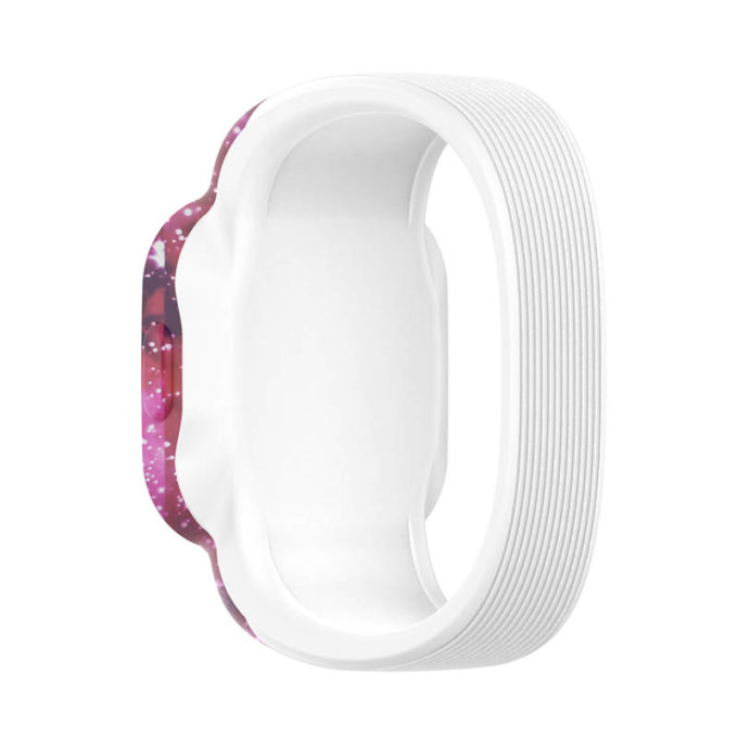 g.r59.g Back Pink Nebula StrapsCo Silicone Strap for Garmin Vivofit Jr. 3 Rubber Watch Band