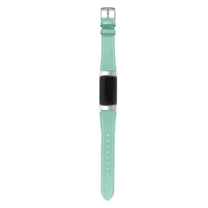 Fb.l46.11 Alternate Teal StrapsCo Genuine Leather Band For Fitbit Charge 5