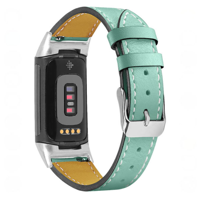 Fb.l46.11 Main Teal StrapsCo Genuine Leather Band For Fitbit Charge 5