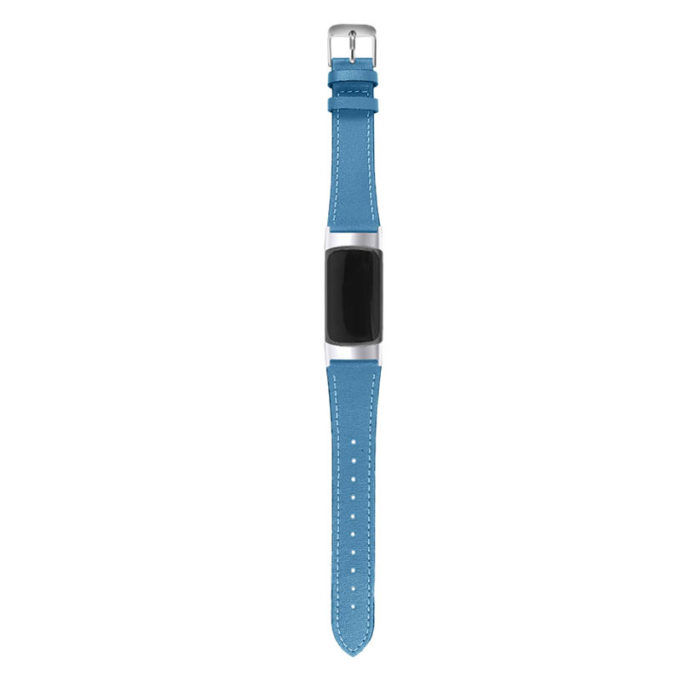 Fb.l46.5 Alternate Blue StrapsCo Genuine Leather Band For Fitbit Charge 5