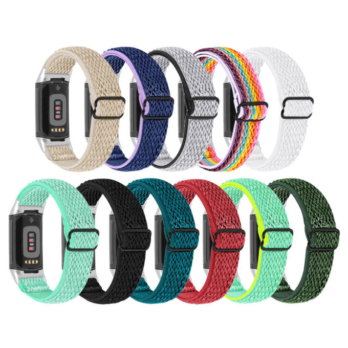 Fb.ny45 All Color StrapsCo Nylon Strap For Fitbit Charge 5 Canvas Band