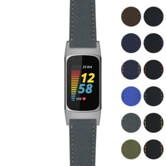 fbx5.ny1 Nylon Strap for Fitbit Charge 5