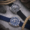 Pu18 Creative StrapsCo Silicone Rubber Waffle Watch Band Strap
