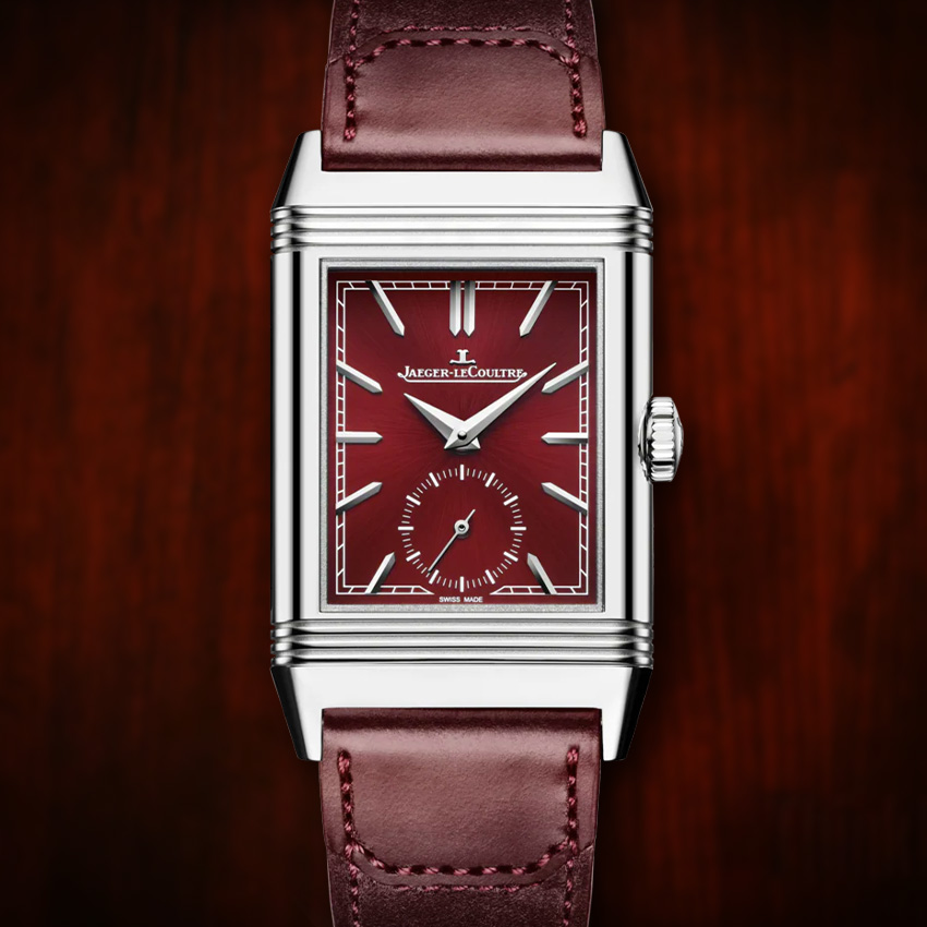 Top Red Dial Watches To Wear For Holidays Jaeger Lecoultre Reverso Tribute Small Seconds