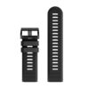 G.r70.1 Upright Black StrapsCo Silicone Strap For Garmin Fenix 5X