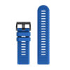 G.r70.5 Upright Blue StrapsCo Silicone Strap For Garmin Fenix 5X