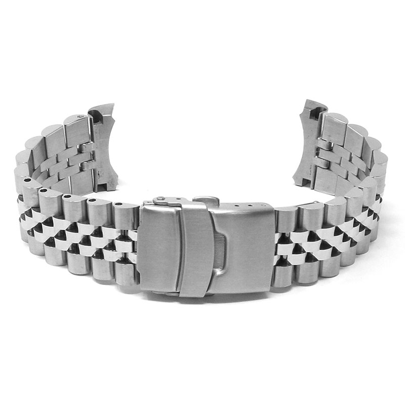 StrapsCo Stainless Steel Super Jubilee Bracelet for Seiko SKX007 SKX009 ...
