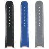 r.om5 All Color StrapsCo Silicone Rubber Strap for Omega Seamaster Aqua Terra with White Stitching